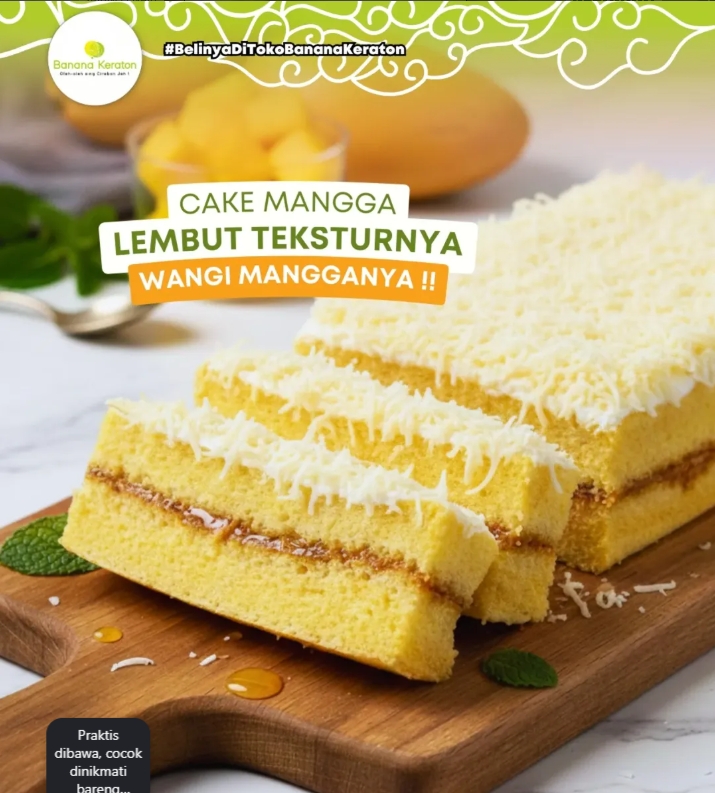 Oleh-Oleh Cirebon Cake Mangga: Lembut Teksturnya, Wangi Mangganya